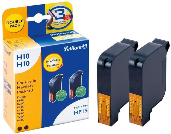 Pelikan H10 ersetzt HP 15 schwarz 2Pack (359520)