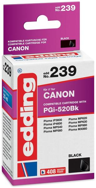 edding EDD-239 ersetzt Canon PGI-520BK schwarz