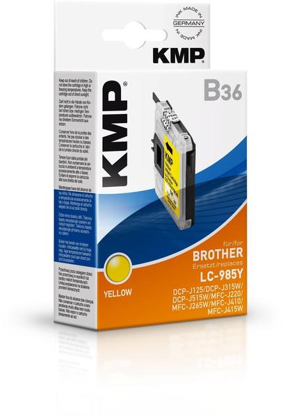 KMP B36 ersetzt Brother LC-985Y gelb