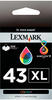 Lexmark Tintenpatrone Farbe Nr.43 XL Tinte 3 - farbig P350, X4850 / X4875 /...