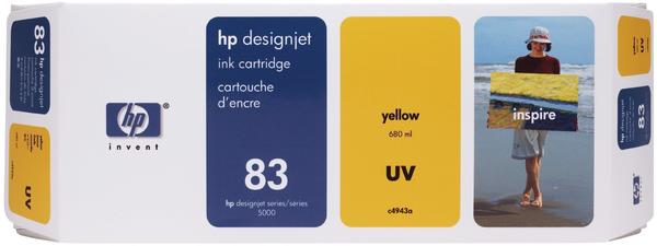 HP Nr. 83 gelb (C4943A)