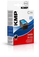 KMP Patrone Canon PG512 black 420 S. C79 refilled Multimedia-Technik Patronen