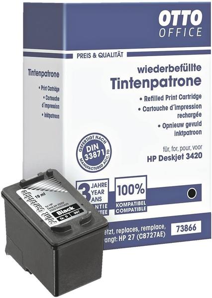kompatible Ware kompatibel zu HP 27 schwarz (C8727AE)