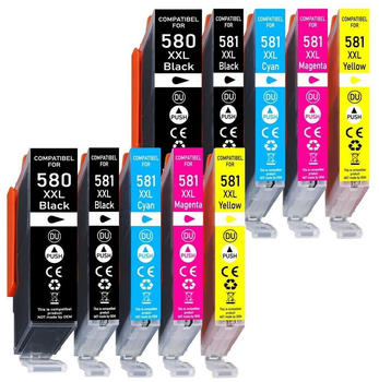 Druckerparadies ersetzt Canon PGI-580 / CLI-581 XXL 10er Pack