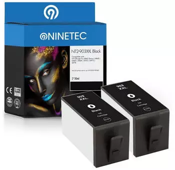 Ninetec ersetzt HP 903XXL Black Doppelpack