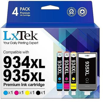 LxTek ersetzt HP 934XL/935XL 4er Pack