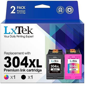 LxTek ersetzt HP 304XL schwarz + color
