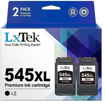 LxTek ersetzt Canon PG-545XL schwarz Doppelpack