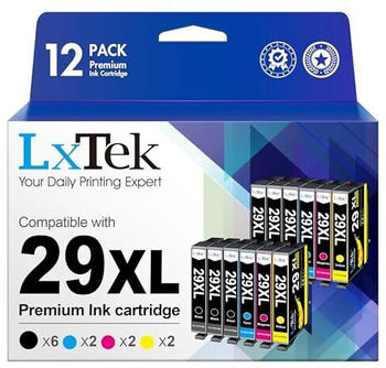 LxTek ersetzt Epson 29XL 12er Pack