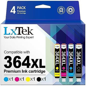 LxTek ersetzt HP 364XL 4er Pack