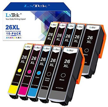 LxTek ersetzt Epson 26XL 10er Pack