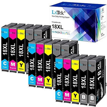 LxTek ersetzt Epson 18XL 15er Pack