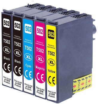 OBV ersetzt Epson 502XL 5er Pack