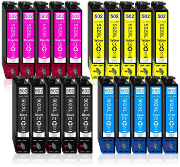 Druckerparadies ersetzt Epson 502XL 20er Pack