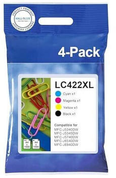 HALLOLUX ersetzt Brother LC-422XLVAL 4er Pack