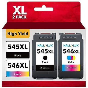 HALLOLUX ersetzt Canon PG-545XL / CL-546XL schwarz + color