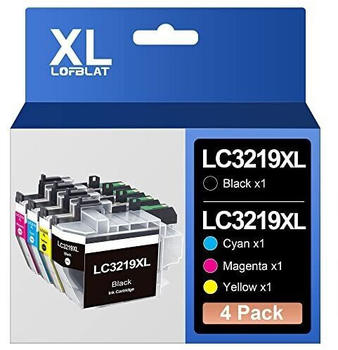 LOFBLAT ersetzt Brother LC-3219XL 4er Pack