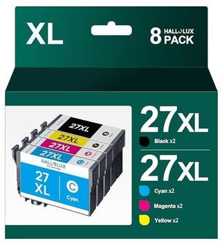 HALLOLUX ersetzt Epson 27XL 8er Pack
