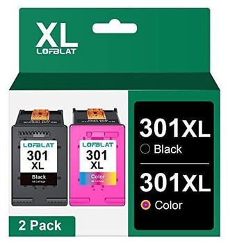 LOFBLAT ersetzt HP 301XL schwarz + color