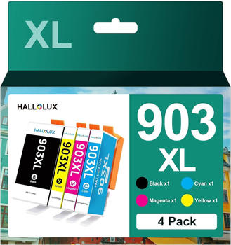 HALLOLUX ersetzt HP 903XL 4er Pack
