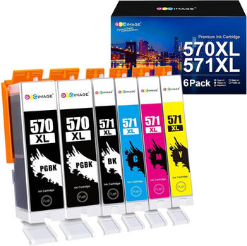 GPC Image ersetzt Canon PGI-570XL / CLI-571XL 6er Pack