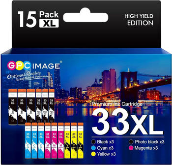 GPC Image ersetzt Epson 33XL 15er Pack