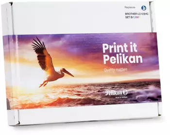 Pelikan ersetzt Brother LC-123VAL 4er Pack