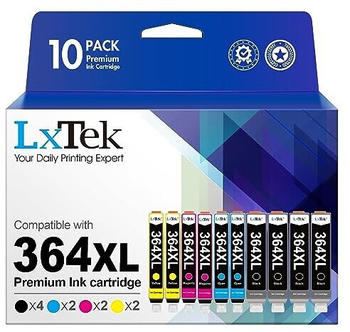 LxTek ersetzt HP 364XL 10er Pack