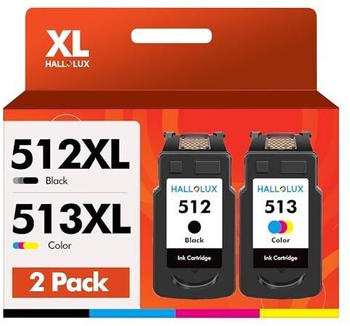 HALLOLUX ersetzt PG-512XL / CL-513XL schwarz + color