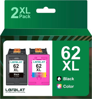 LOFBLAT ersetzt HP 62XL schwarz + color