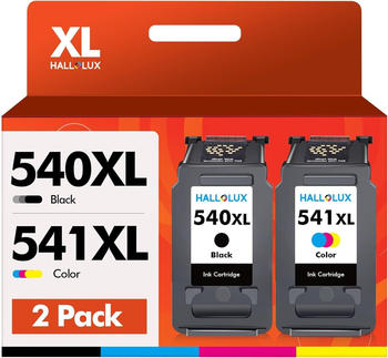HALLOLUX ersetzt Canon PG-540XL / CL-541XL schwarz + color