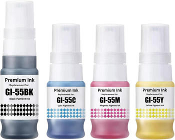 SHUOLEI ersetzt Canon GI-55 4er Pack