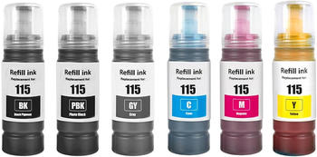 SHUOLEI ersetzt Epson 115 6er Pack