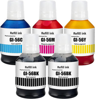 SHUOLEI ersetzt Canon GI-56 5er Pack