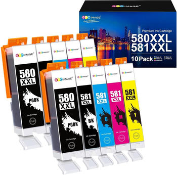GPC Image ersetzt Canon PGI-580XXL / CLI-581XXL 10er Pack