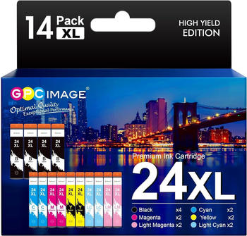 GPC Image ersetzt Epson 24XL 14er Pack