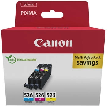 Canon CLI-526 Multipack 3-farbig (4541B019)
