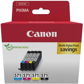 Canon CLI-571 4-farbig Multipack (0386C009)