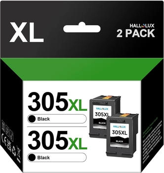 HALLOLUX ersetzt HP 305XL schwarz Doppelpack