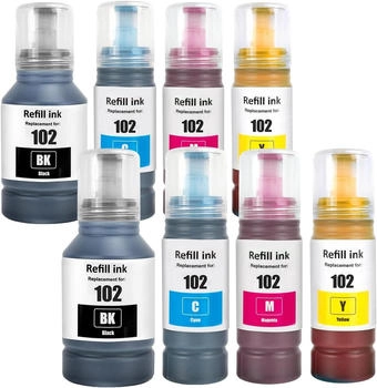 SHUOLEI ersetzt Epson 102 8er Pack