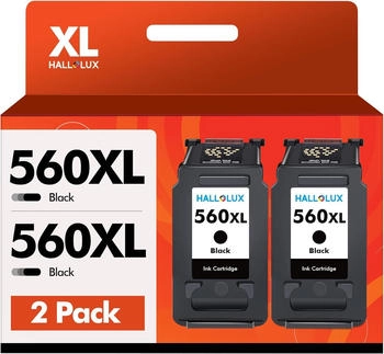 HALLOLUX ersetzt Canon PGI-560XL schwarz Doppelpack