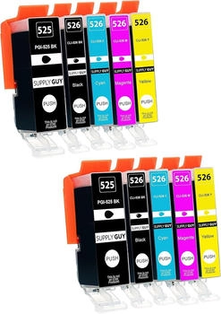 Supply Guy ersetzt Canon PGI-525 / CLI-526 schwarz + color 10er Pack