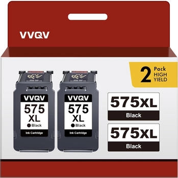 VVQV ersetzt Canon PG-575XL schwarz Doppelpack
