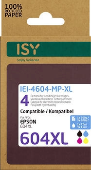 ISY ersetzt Epson 604XL 4er Pack