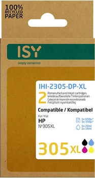 ISY ersetzt HP 305XL schwarz + color