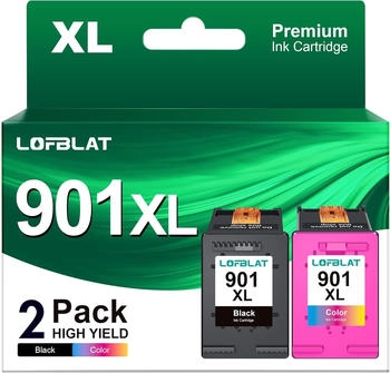 LOFBLAT ersetzt HP 901XL schwarz + color