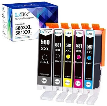 LxTek ersetzt Canon PGI-580XXL / CLI-581XXL 5er Pack