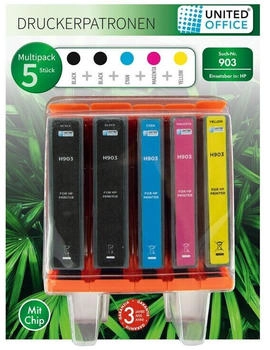 United Office ersetzt HP 903 5er Pack