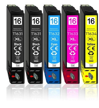 Druckerparadies ersetzt Epson 16XL 5er Pack