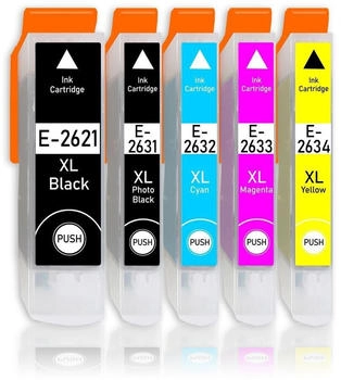 Druckerparadies ersetzt Epson 26XL 5er Pack